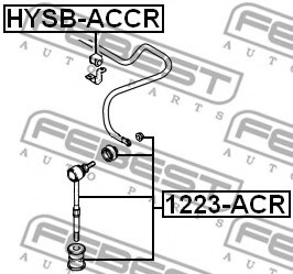 FEBEST 1223-ACR Rod/Strut, stabiliser